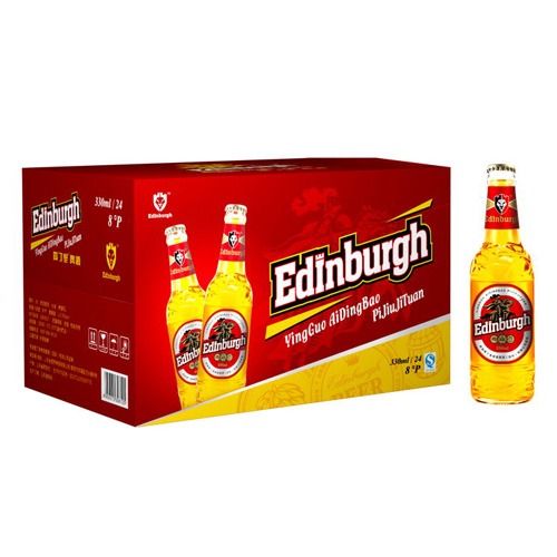 爱丁堡啤酒爵位330ml红箱8度小瓶