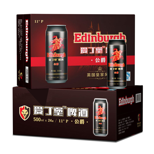 爱丁堡啤酒 公爵500ml*24罐