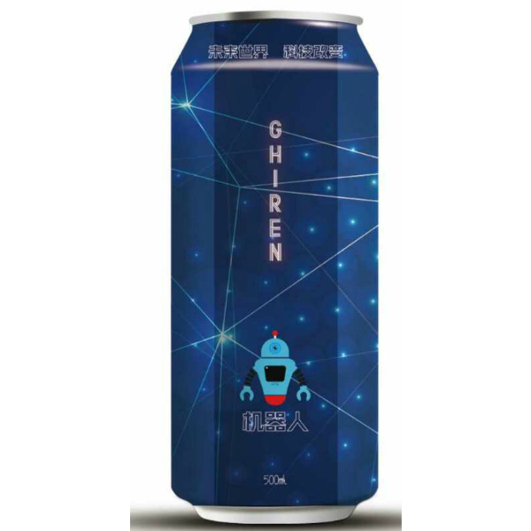 �C器人啤酒500ml罐�b
